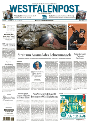 Cover of Westfalenpost (Arnsberg)