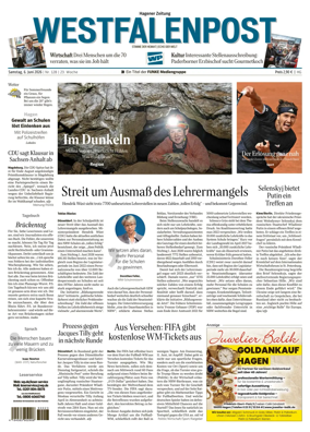 Cover of Westfalenpost (Hagen Hohenlimburg)