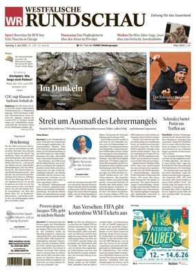 Cover of Westfalische Rundschau (Arnsberg)