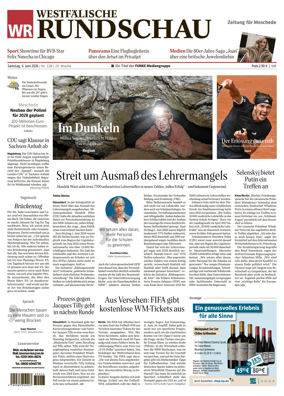 Cover of Westfalische Rundschau (Meschede)