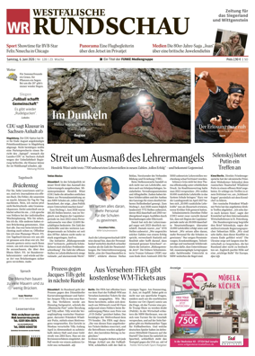 Cover of Westfalische Rundschau (Siegen)