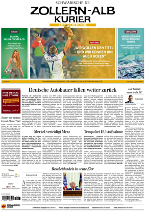 Cover of Zollern-Alb-Kurier (Balingen)