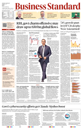 Cover of Business Standard