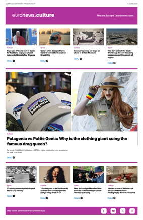 Cover of Euronews Culture and Sport Compiled Edition