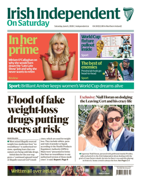 Cover of Irish Independent