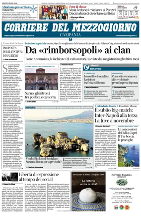 Cover of Corriere del Mezzogiorno (Campania)