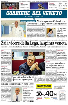Cover of Corriere del Veneto (Venezia e Mestre)