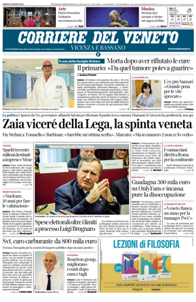 Cover of Corriere del Veneto (Vicenza e Bassano)