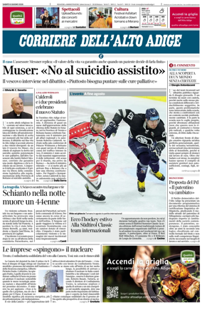 Cover of Corriere dell'Alto Adige