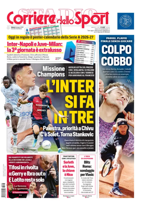 Cover of Corriere dello Sport (Nazionale)