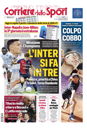 Cover of Corriere dello Sport