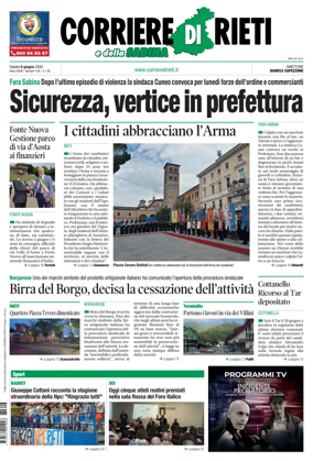 Cover of Corriere di Rieti