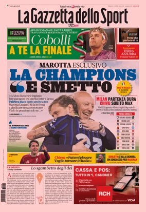 Cover of La Gazzetta dello Sport - Milano