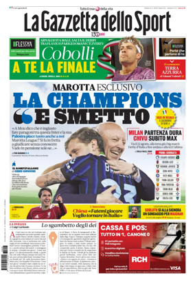 Cover of La Gazzetta dello Sport - Roma