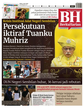 Cover of Berita Harian