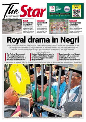 Cover of The Star Malaysia