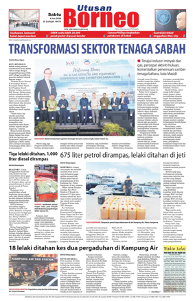 Cover of Utusan Borneo (Sabah)