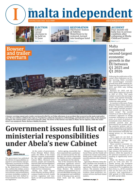 Cover of Malta Independent