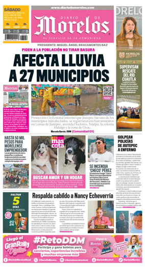 Cover of Diario de Morelos