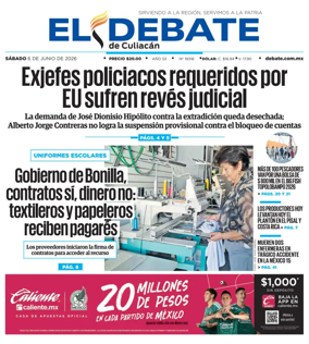 Cover of El Debate de Culiacan