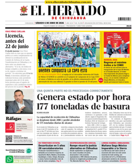 Cover of El Heraldo de Chihuahua