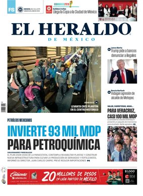 Cover of El Heraldo de Mexico