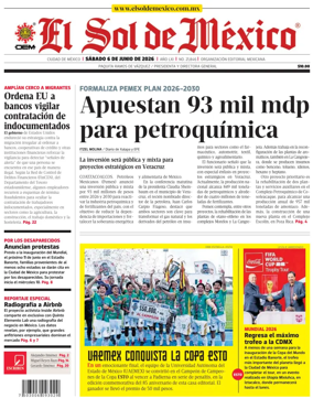 Cover of El Sol de Mexico