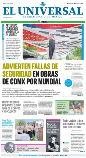 Cover of El Universal