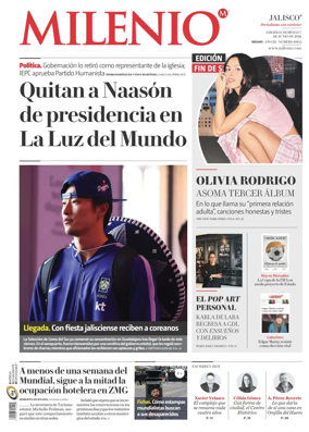 Cover of Milenio Jalisco