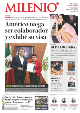 Cover of Milenio Puebla