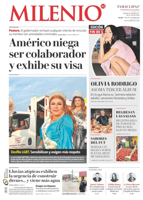 Cover of Milenio Tamaulipas
