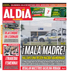 Cover of Periodico Al Dia (Salamanca)