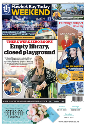 Cover of Hawke's Bay Today
