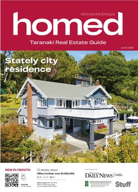 Cover of Homed Taranaki Daily News