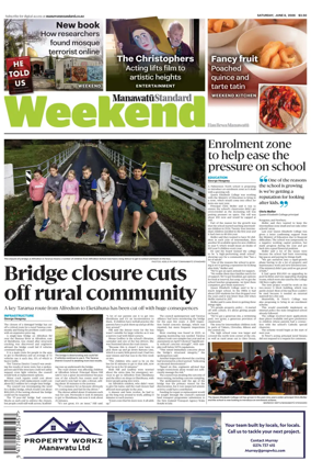 Cover of Manawatu Standard