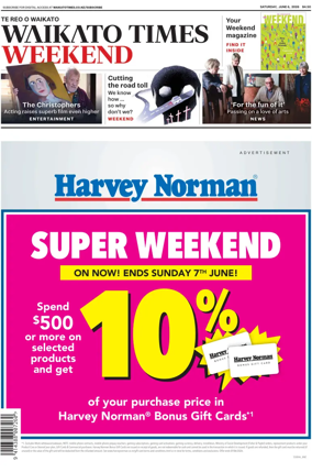 Cover of Waikato Times