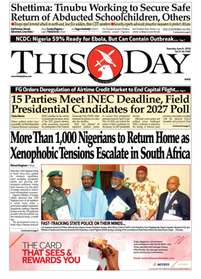 Cover of THISDAY