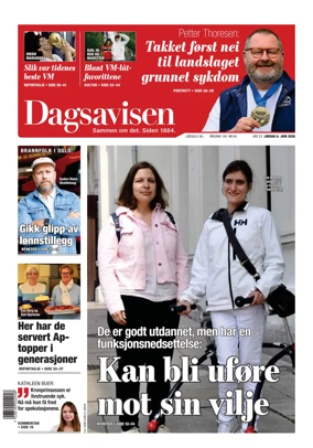 Cover of Dagsavisen