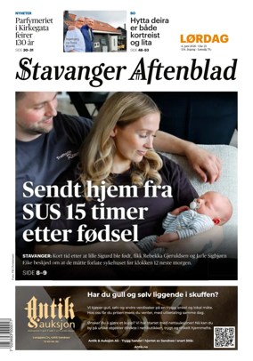 Cover of Stavanger Aftenblad