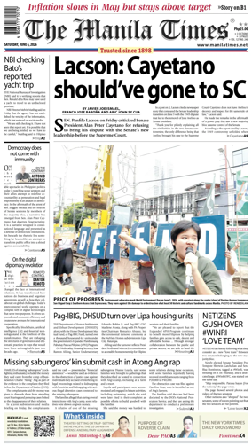 Cover of The Manila Times