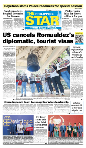 Cover of The Philippine Star