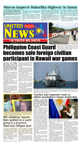 Cover of United News - English Edition
