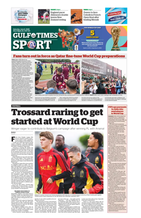 Cover of Gulf Times Sport