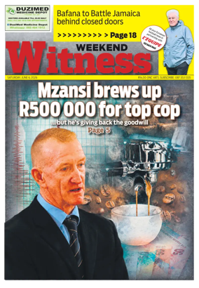 Cover of The Weekend Witness (South Africa)