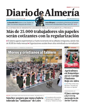 Cover of Diario de Almeria