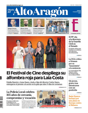 Cover of Diario del Alto Aragon