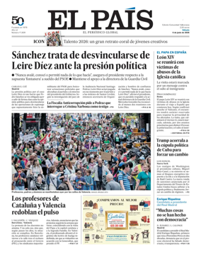 Cover of EL PAIS Valencia