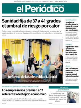 Cover of El Periodico Extremadura