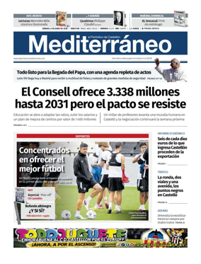 Cover of El Periodico Mediterraneo