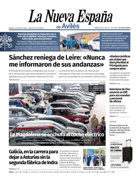 Cover of La Nueva Espana (Aviles)